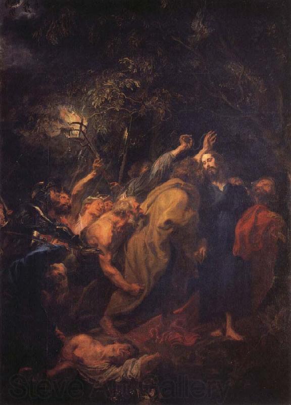 Anthony Van Dyck Arrest of Christ Norge oil painting art